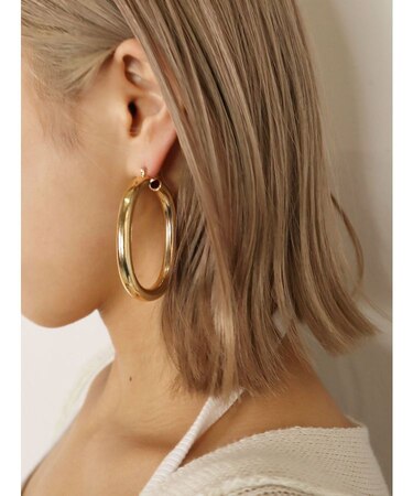 タンクボリュームフープピアス