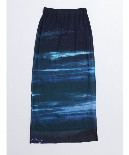 【VEQUM】FIT SHEER SKIRT