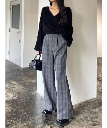 ハイウエストタンクワイドパンツ