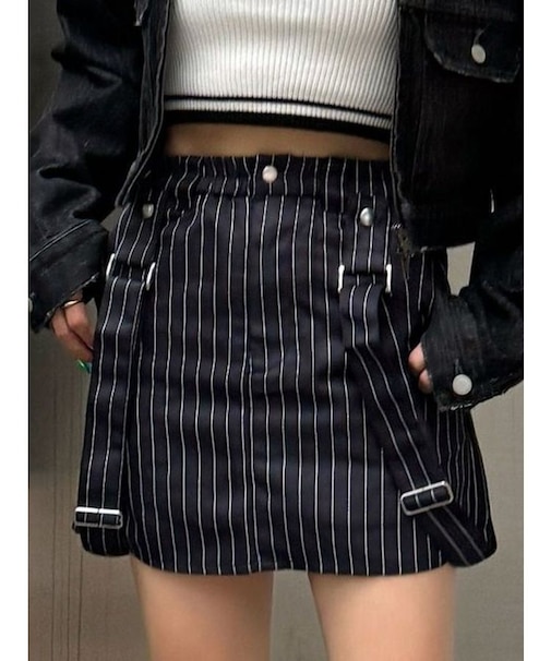 ハングサスペンダーミニスカート