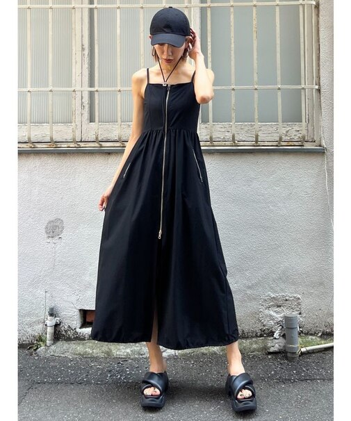 ナイロンボリュームキャミワンピース