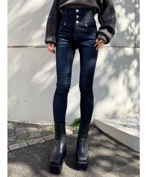 【ELDER】FIXハイウエストデニム