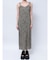 ロングスリットキャミソールワンピース
