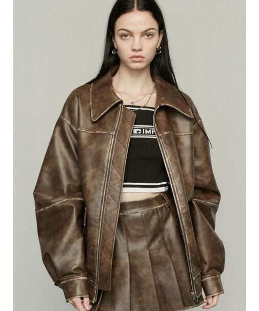 ヴィンテージライクオーバーブルゾン