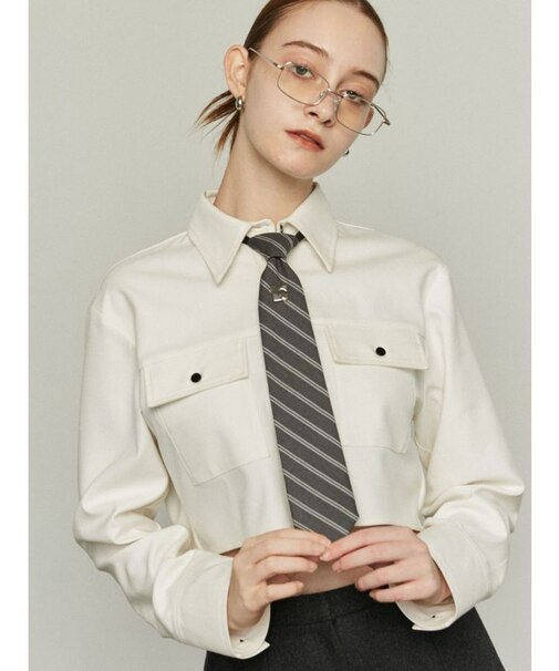 タイクロップシャツトップ