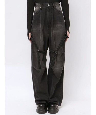 カーゴベルトルーズジーンズ