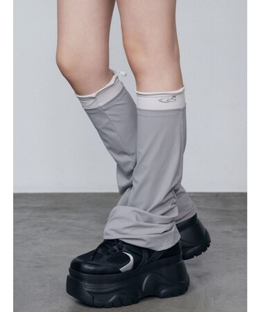 ドローストリングレッグウォーマー