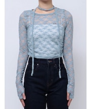 LACE CHOKER PLATE TOP