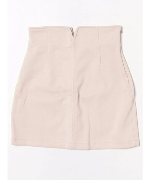 カーブウエストミニスカート