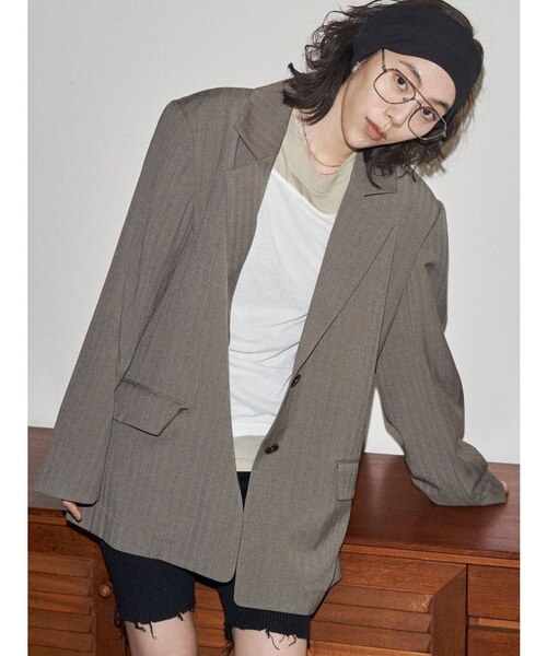 VEQUM】SHAGGY JACKET COAT｜エモダの通販｜&mall（アンドモール）三井