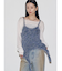 【VEQUM】MIXTURE HALTER KNIT