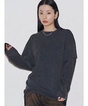 【VEQUM】LAYERED OVER LONG SLEEVE T SHIRT