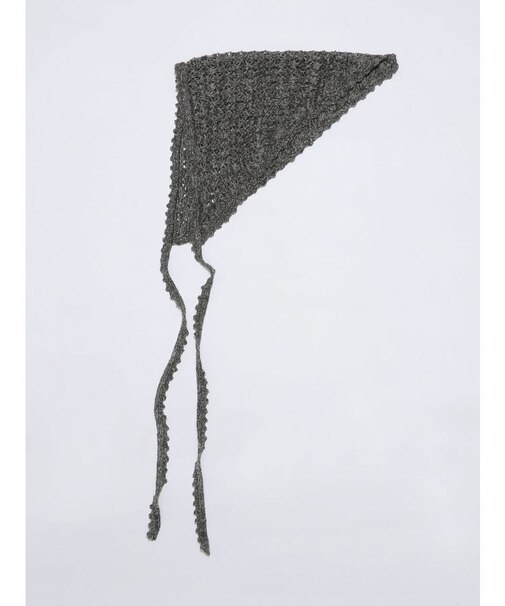 【VEQUM】CROCHET LACE HAIR BANDANA