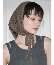 【VEQUM】CROCHET LACE HAIR BANDANA