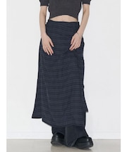 【VEQUM】MAXI WRAP SKIRT