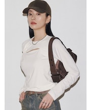 【VEQUM】TWIST CUTTING TOPS