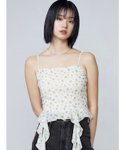 ハングラッフルキャミソール