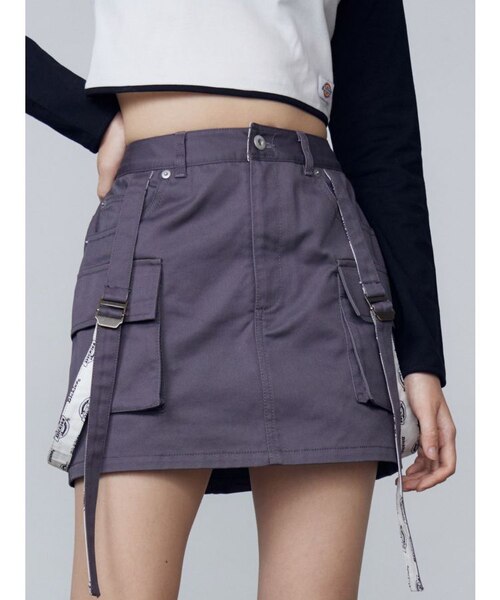 【Dickies別注】　ポケットハングベルトスカート スカート 「Dickies別注」ポケットハングベルトスカート Dickies別注
