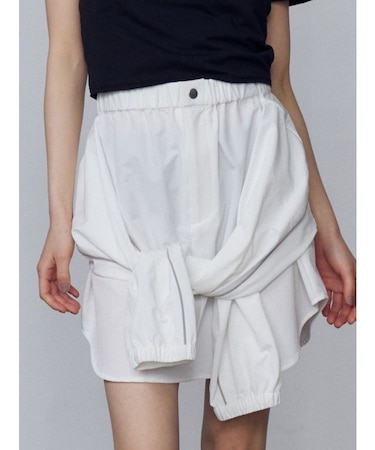 ラップレイヤードスカート