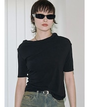 【VEQUM】ASYNMMETRY DRAPE TOPS