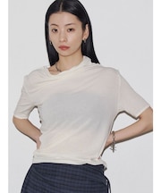 【VEQUM】ASYNMMETRY DRAPE TOPS