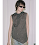 【VEQUM】CRASH WRINKLE TOPS