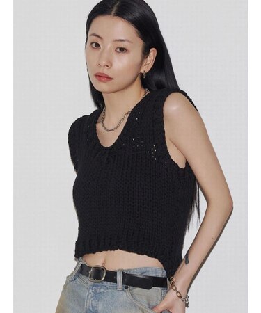【VEQUM】HAND COMPACT KNIT