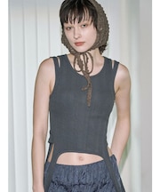 【VEQUM】RIB LAYER TOPS