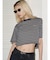 【VEQUM】HIGH GAUGE BORDER SHORT T SHIRT