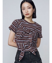 ダブルリボンコンパクトTシャツ