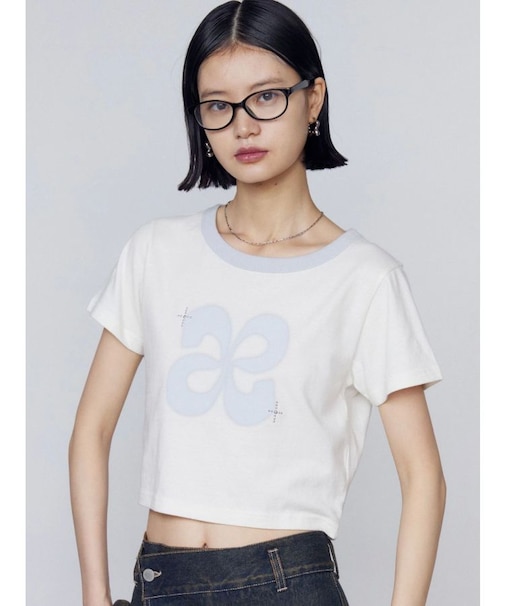 スタッズロゴTシャツ