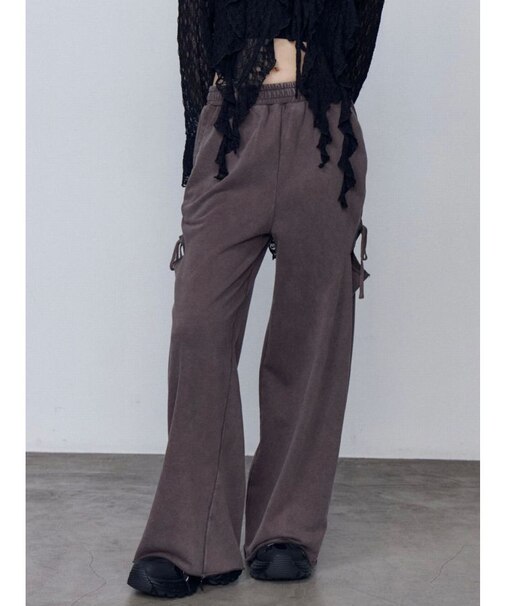 カットリボンブリーチスウェットパンツ