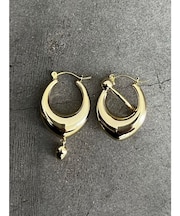 アシンメトリーフープピアス