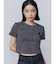 ロゴパッチミニマルTシャツ
