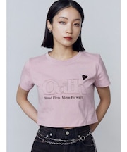 ロゴパッチミニマルTシャツ