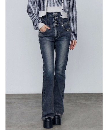 スーパーハイウエストフレアパギンス