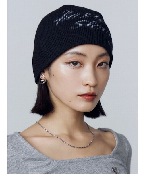 グラフィックプリントビーニー