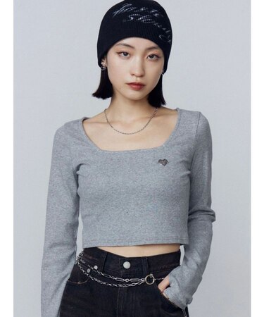 クロスクロップフィットトップ