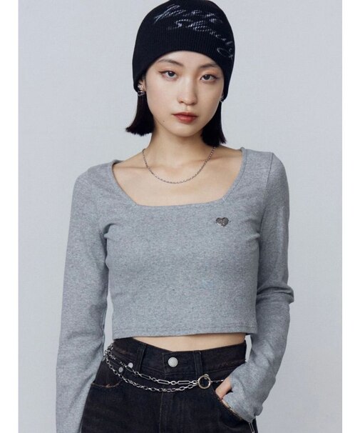 クロスクロップフィットトップ