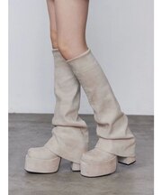 ルーズフレアカバーフィットブーツ