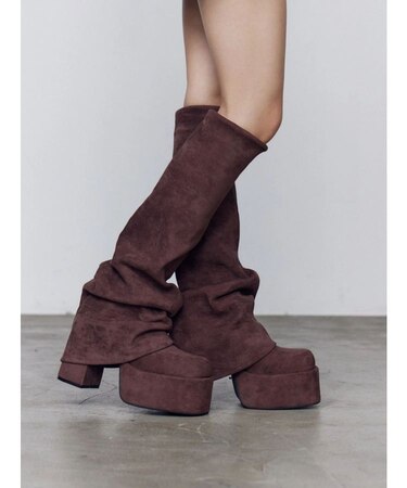 ルーズフレアカバーフィットブーツ