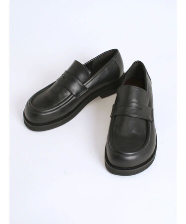 【VEQUM】CURVE ROUND LOAFER