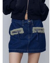 ボアポケットミニスカート