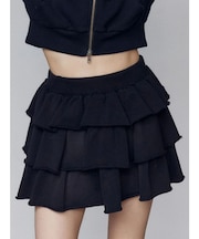 スウェットティアードミニスカート