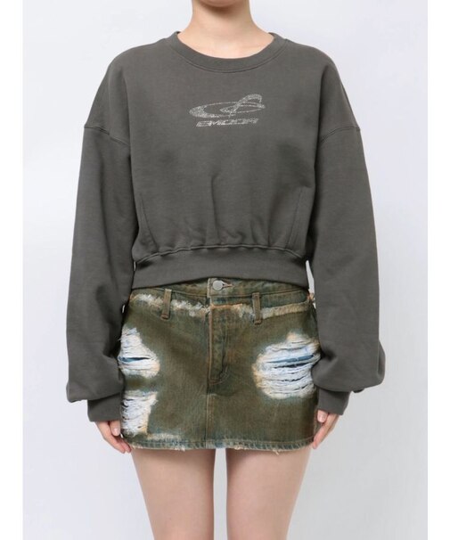 STONE LOGO SHORT SWEAT