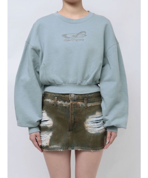 STONE LOGO SHORT SWEAT
