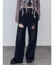 ホールクラッシュスウェットパンツ