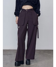 クロスベルトワイドパンツ