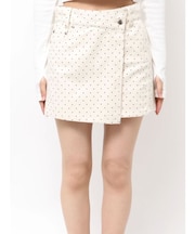 アシンメトリーラップスカート