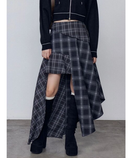 アシンメトリードッキングスカート